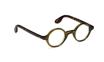Moscot Zolman_Olive Tortoise_Små runda glasögon