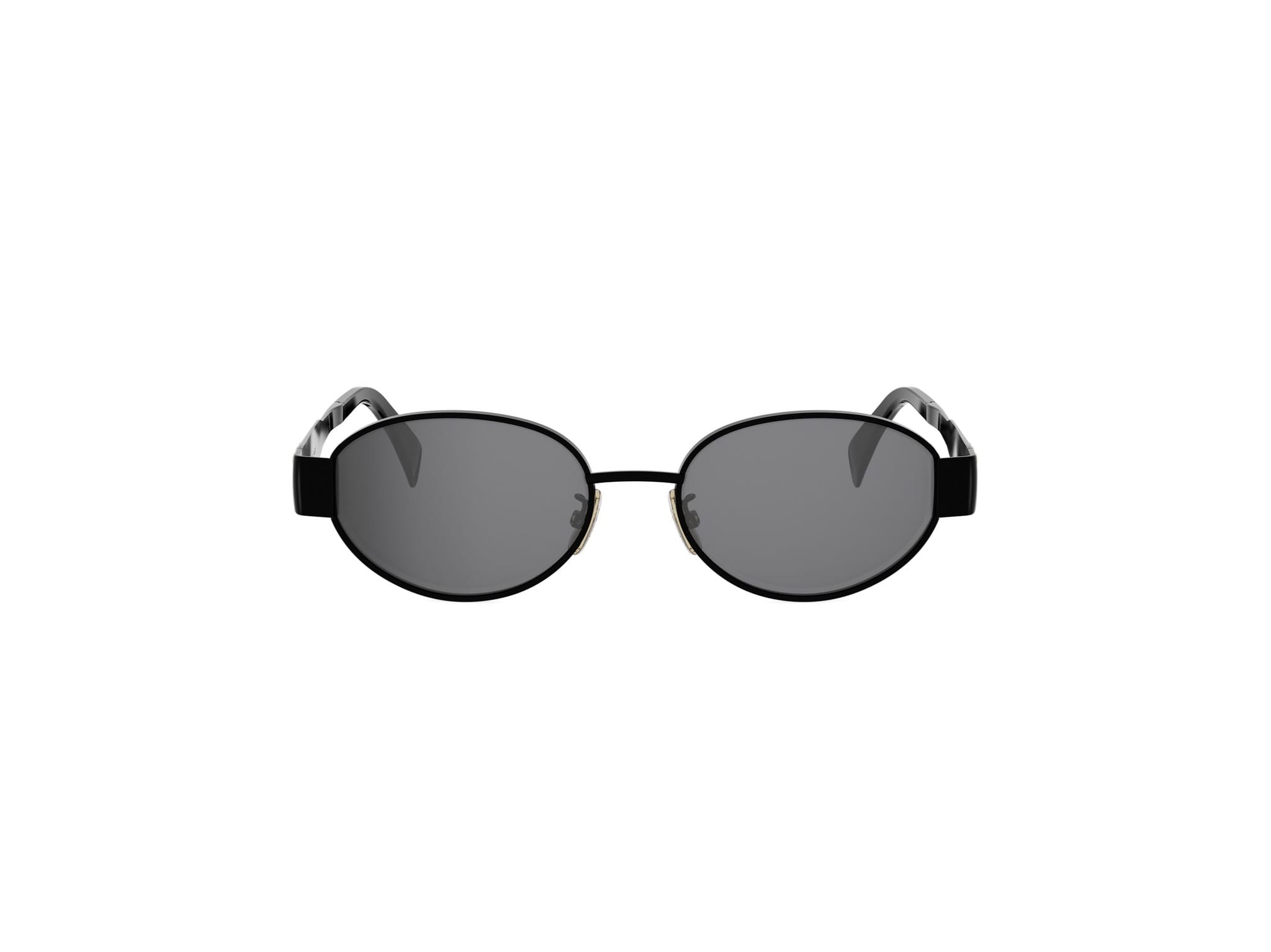 Metal Triomphe Oval Sunglasses