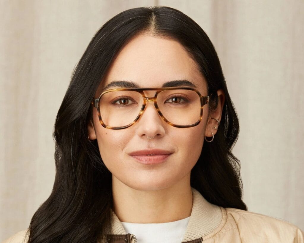 Moscot Sheister_pilotglasögon_modellbild2