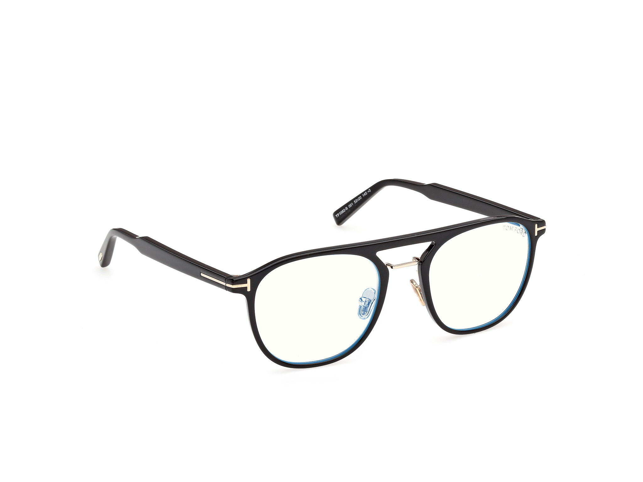 Tom Ford FT5982-B_001 Svarta pilotglasögon