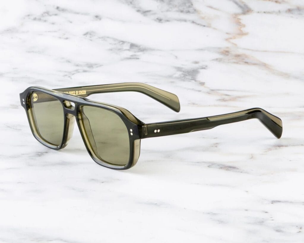 Cutler and Gross CGSN-GR15-52-03 retro pilotsolglasögon