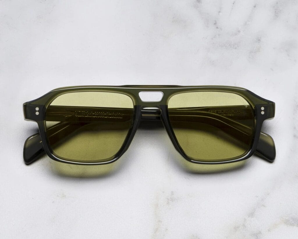 Cutler and Gross CGSN-GR15-52-03 retro pilotsolglasögon