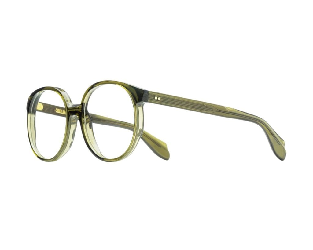 Cutler and Gross CG1395_Olive_glasögon_sidan