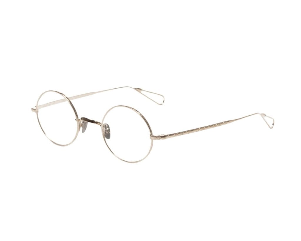 Ahlem Coluche - Grey Gold_Små runda glasögon sidan