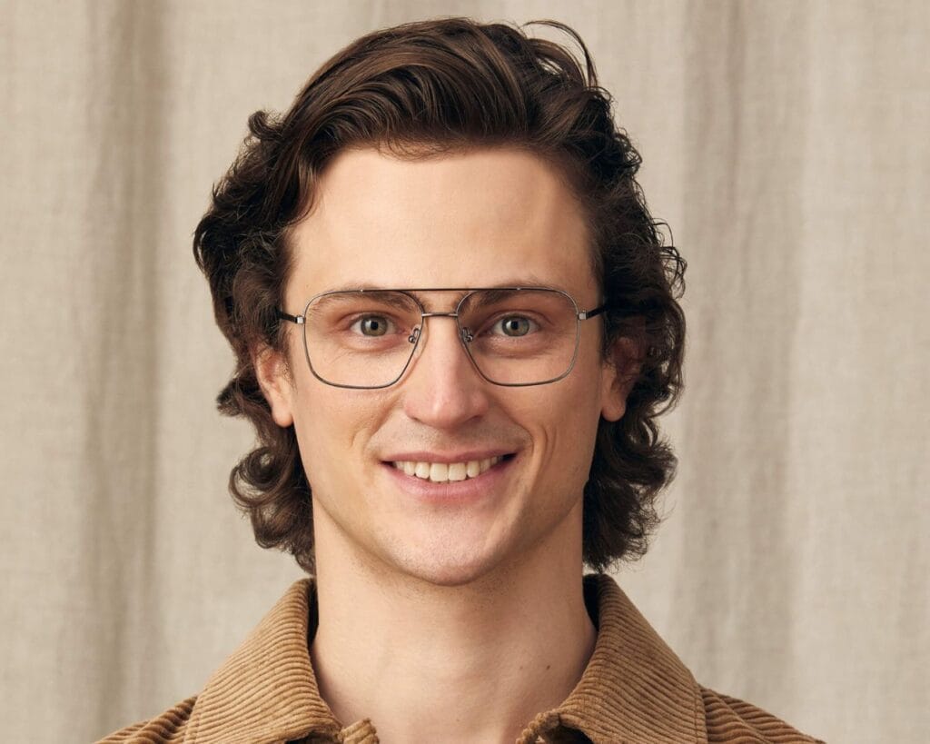 Moscot Shtarker_pilotglasögon_modellbild1