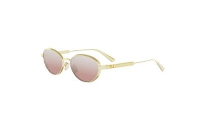 DiorCannage R1U Gold Oval Sunglasses