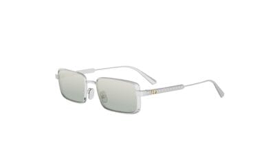 DiorCannage S2U Silver Rectangular Sunglasses