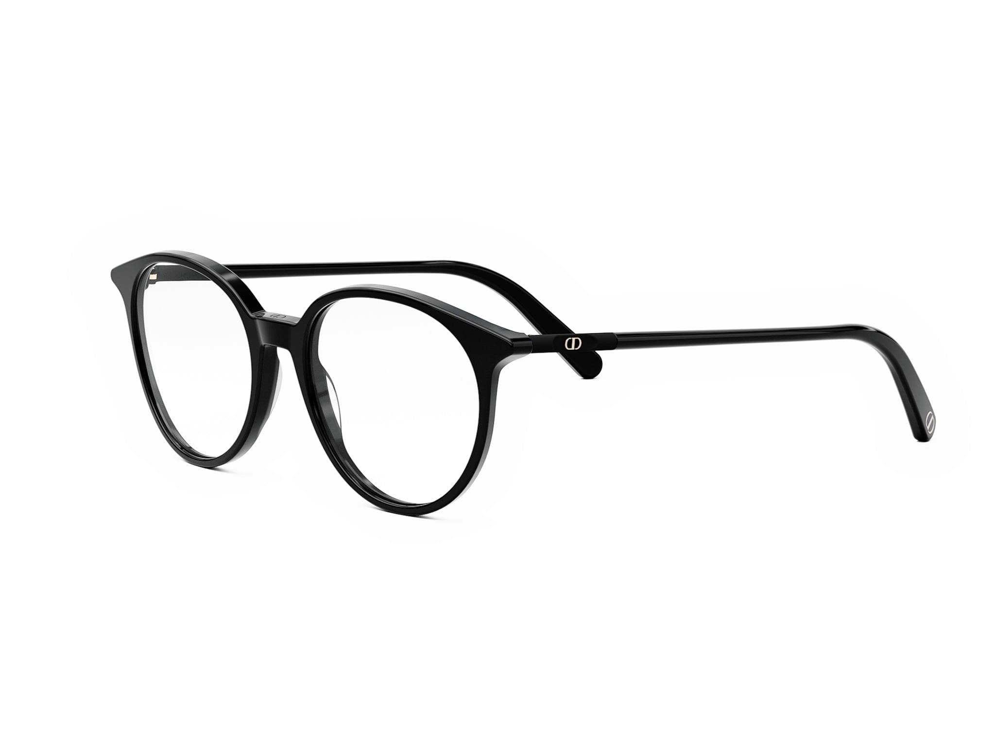 Dior Mini CD O R5I Black Round Eyeglasses