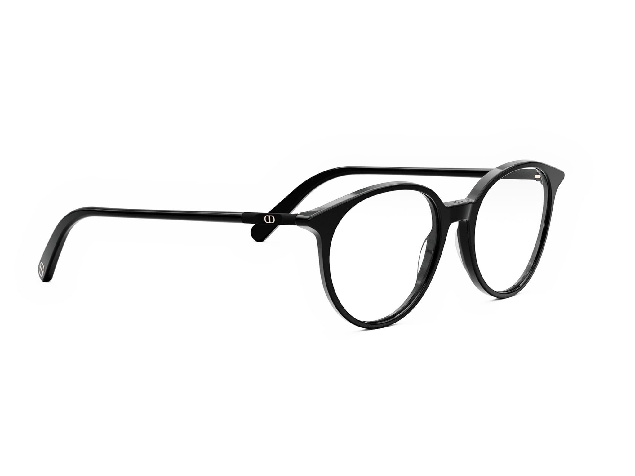 Dior Mini CD O R5I Black Round Eyeglasses