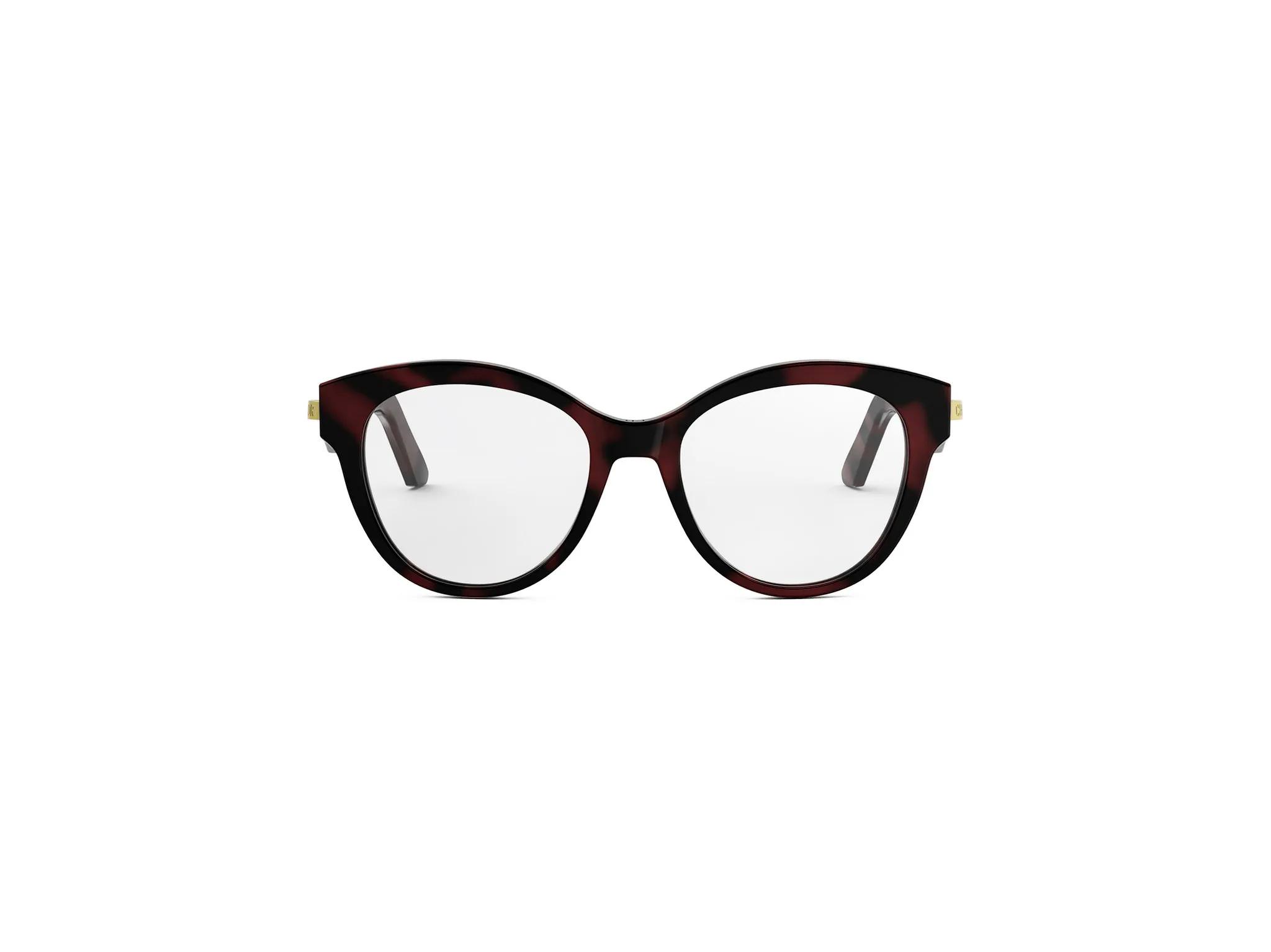CDiorO B2I Havana Round Eyeglasses