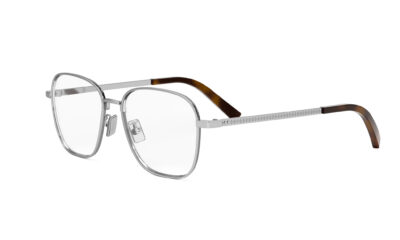 DIOR CD DiamondO S7U Silver Geometric Eyeglasses