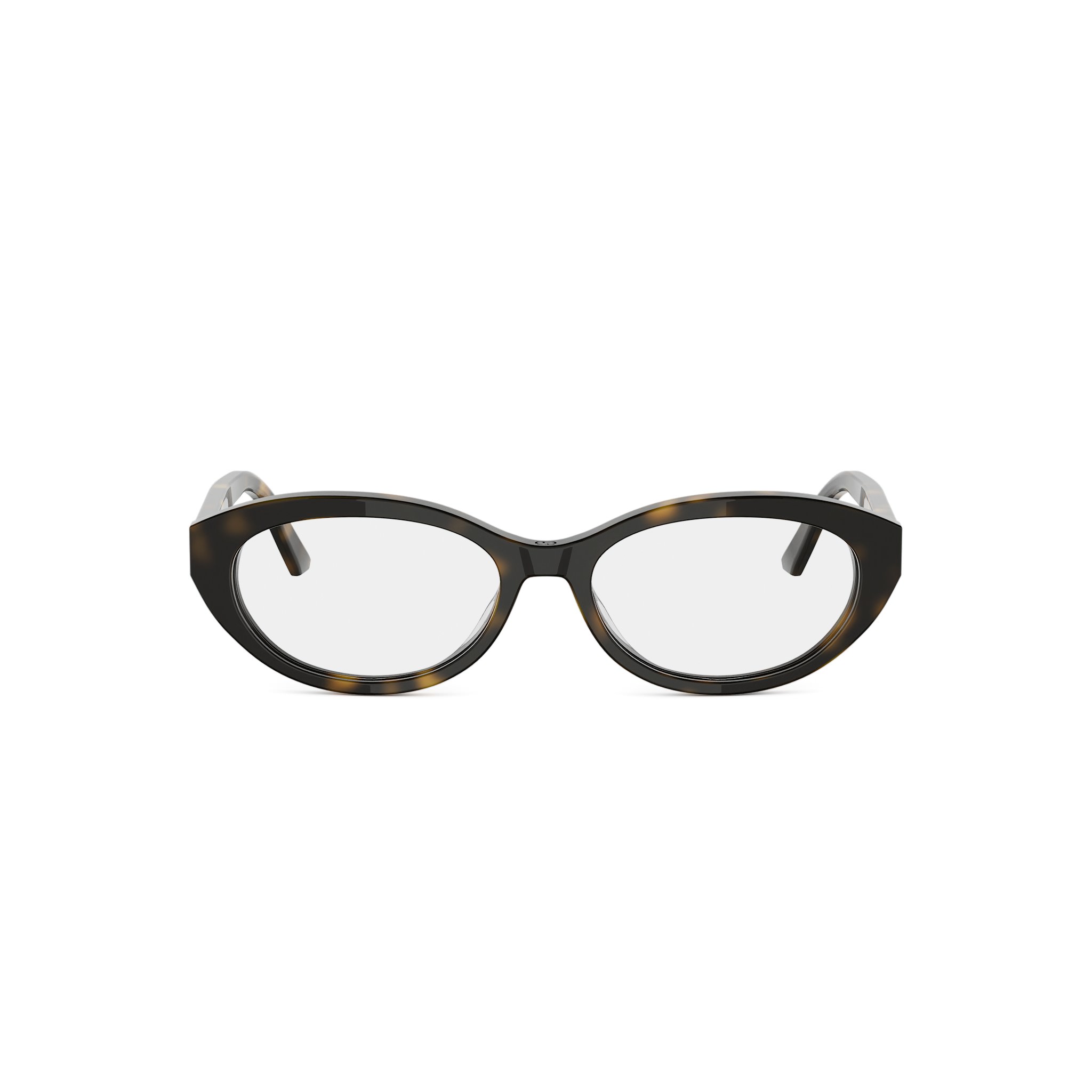 DiorGlowO B1I Havana Oval Eyeglasses
